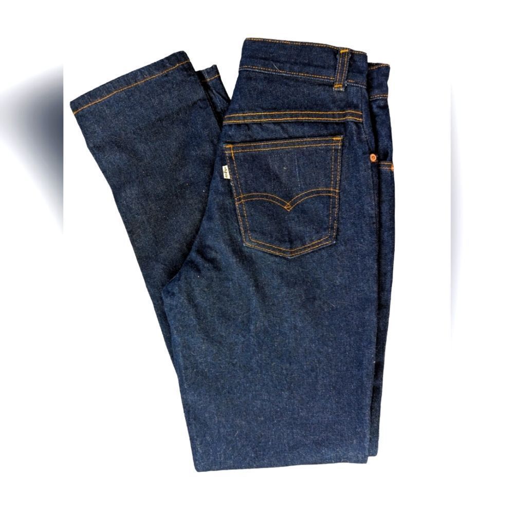 Levi's vintage dark wash white tag jeans‎